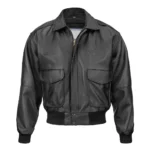 Leather Bomber Jacket