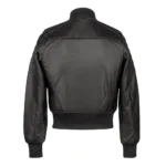 Leather Bomber Jacket - Image 2