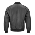 Leather Bomber Jacket - Image 2