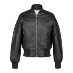 Leather Bomber Jacket