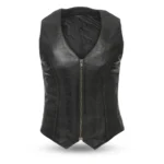 Motorbike Leather Vests Women